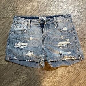 Blank Paige distressed denim shorts size S